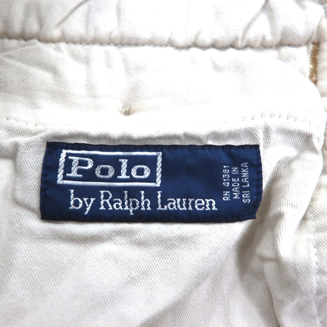 Polo Ralph Lauren 90s Wide Corduroy Pants, XL, Beige, Tapered