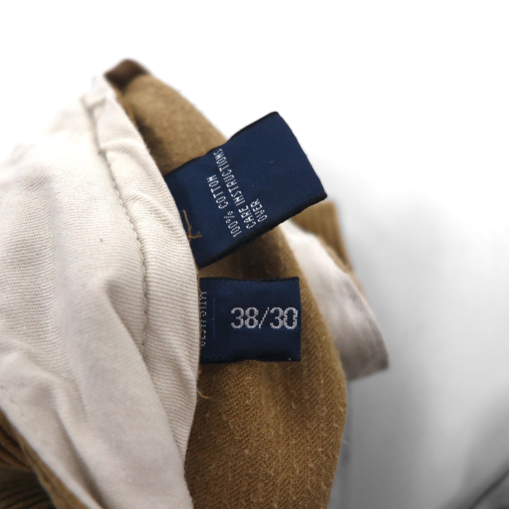 Polo Ralph Lauren 90s Wide Corduroy Pants, XL, Beige, Tapered