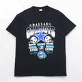 Vintage 90s USA Made T-Shirt anvil 90s USA Made NFL Print T-Shirt XL Black DALLAS COWBOYS