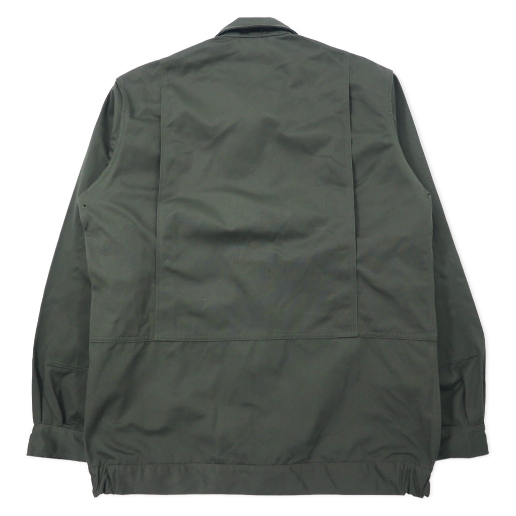 FRENCH ARMY フランス軍 90年代 MAGECO メカニックジャケット ユーティリティジャケット 104L カーキ コットン ミリタリー 32/04 デッドストック 未使用品