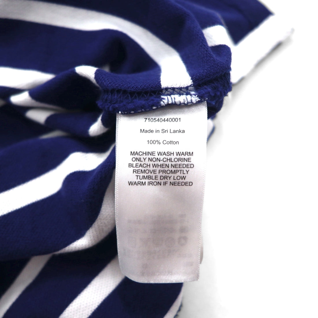 POLO RALPH LAUREN Striped Polo Shirt, Size Small, Navy, Striped, Pique, Embroidered Emblem Logo, RLYC