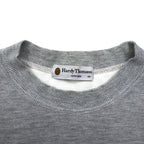 90s Hardy Thomass Character Embroidered Sweatshirt, Medium, Grey, Cotton