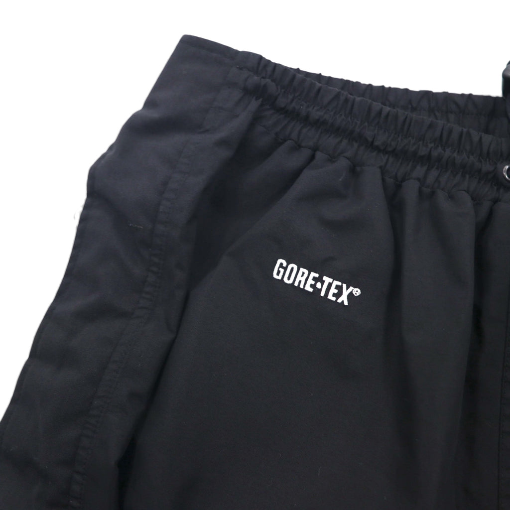 THE NORTH FACE GORE-TEX Shell Pants, Outdoor Rain Pants, Size L, Black, Waterproof, Side Zip