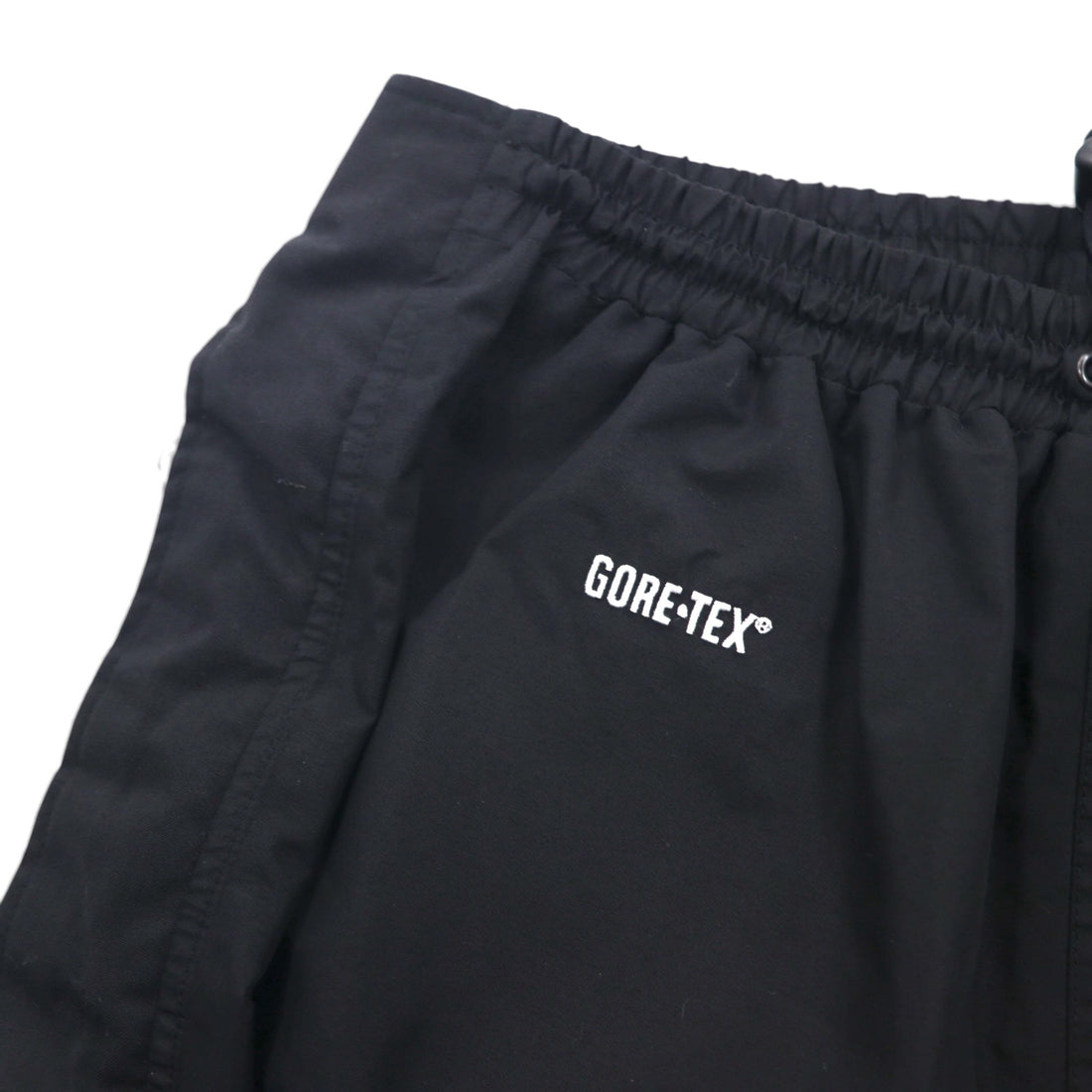 THE NORTH FACE GORE-TEX Shell Pants, Outdoor Rain Pants, Size L, Black, Waterproof, Side Zip