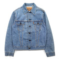 LEVI'S VINTAGE CLOTHING (LVC) USA made 1970s Reproduction 3rd Type Denim Jacket G-Jean M Blue Orange Tab 72351-0003