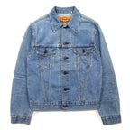 LEVI'S VINTAGE CLOTHING (LVC) USA made 1970s Reproduction 3rd Type Denim Jacket G-Jean M Blue Orange Tab 72351-0003