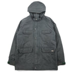 日本然リトテ-古着オンライン-THE NORTH FACE フード着脱式 マウンテンパーカー M カーキ コットン ダブルジップ ジップインジップ搭載 NY-2153-