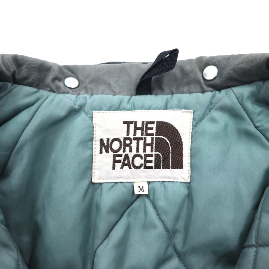 THE NORTH FACE detachable hood mountain parka M khaki cotton double zip zip-in-zip NY-2153