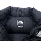 THE NORTH FACE Nuptse 700-fill Power Down Jacket S Hooded Embroidered Logo ND01586