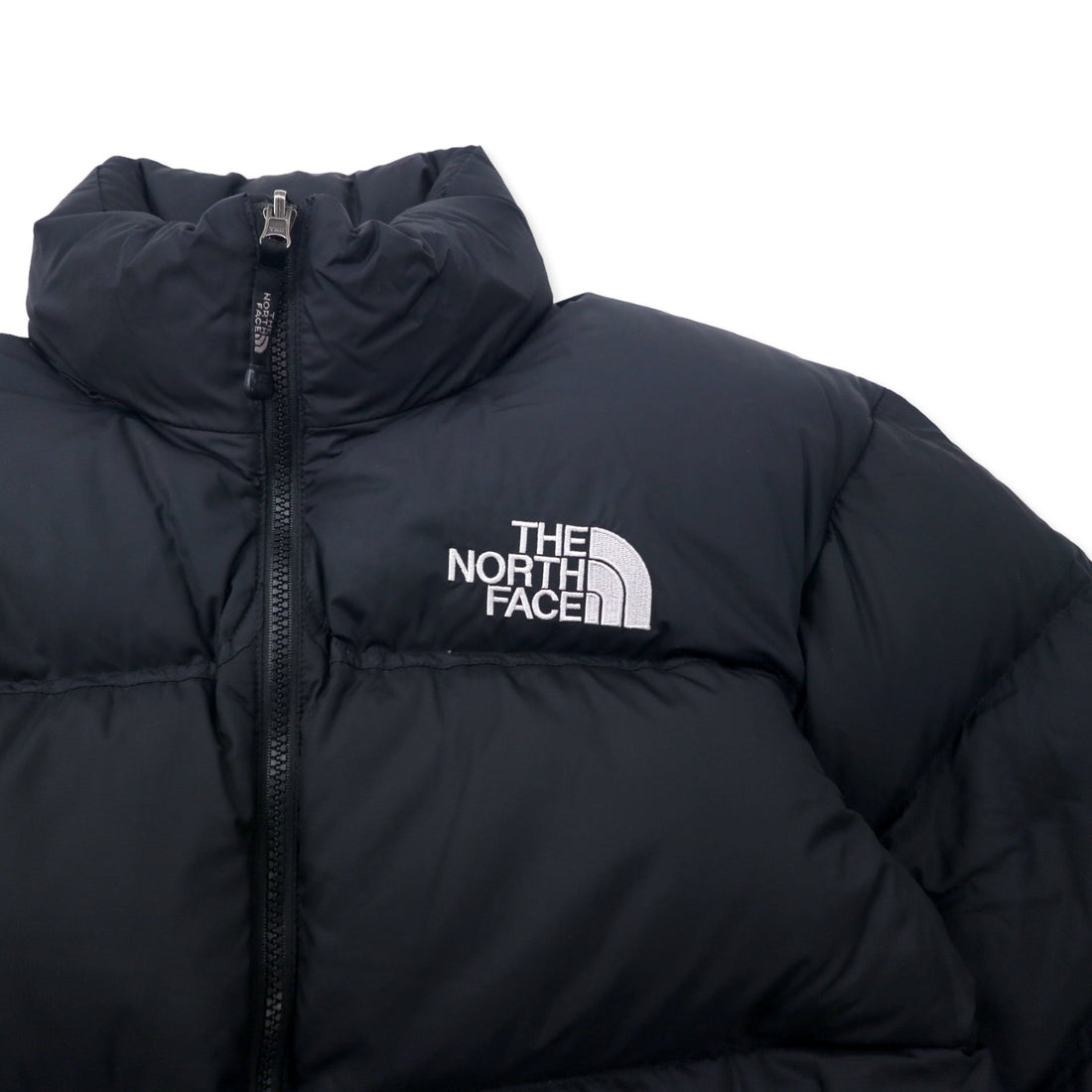 THE NORTH FACE Nuptse 700-fill Power Down Jacket S Hooded Embroidered Logo ND01586