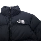 THE NORTH FACE Nuptse 700-fill Power Down Jacket S Hooded Embroidered Logo ND01586