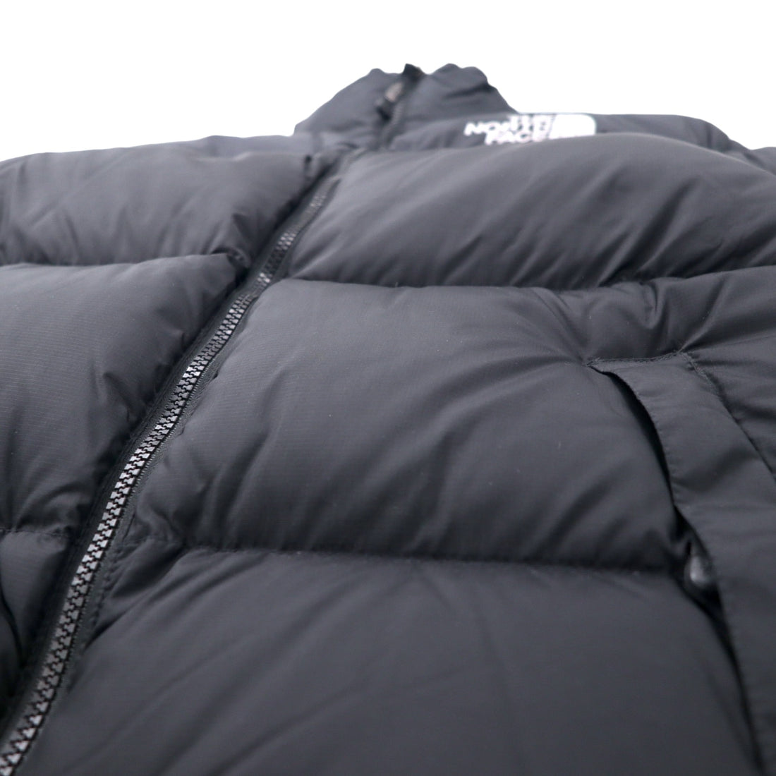 THE NORTH FACE Nuptse 700-fill Power Down Jacket S Hooded Embroidered Logo ND01586