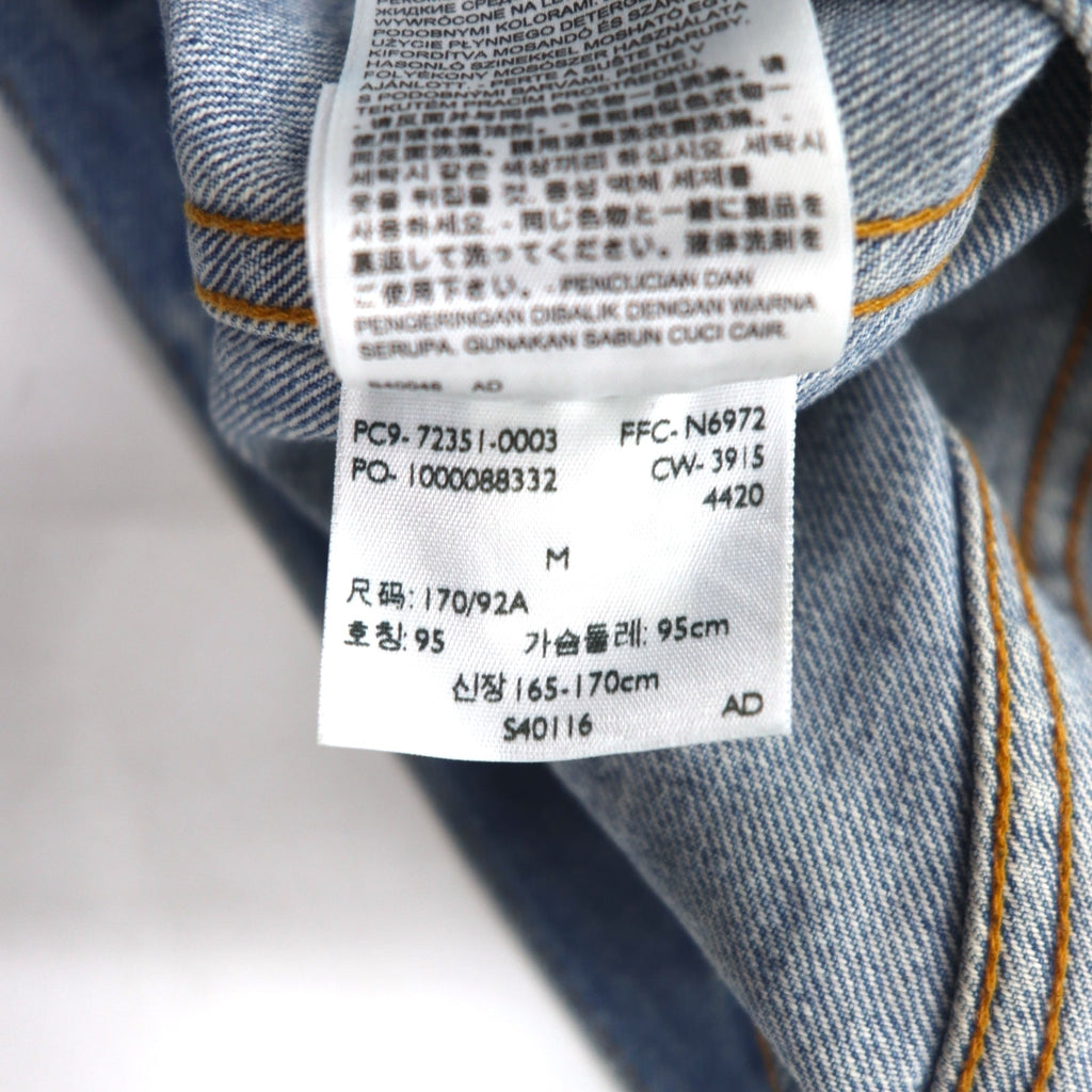 LEVI'S VINTAGE CLOTHING (LVC) USA made 1970s Reproduction 3rd Type Denim Jacket G-Jean M Blue Orange Tab 72351-0003