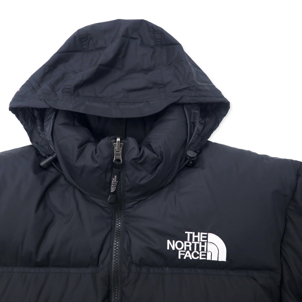 THE NORTH FACE Nuptse 700-fill Power Down Jacket S Hooded Embroidered Logo ND01586