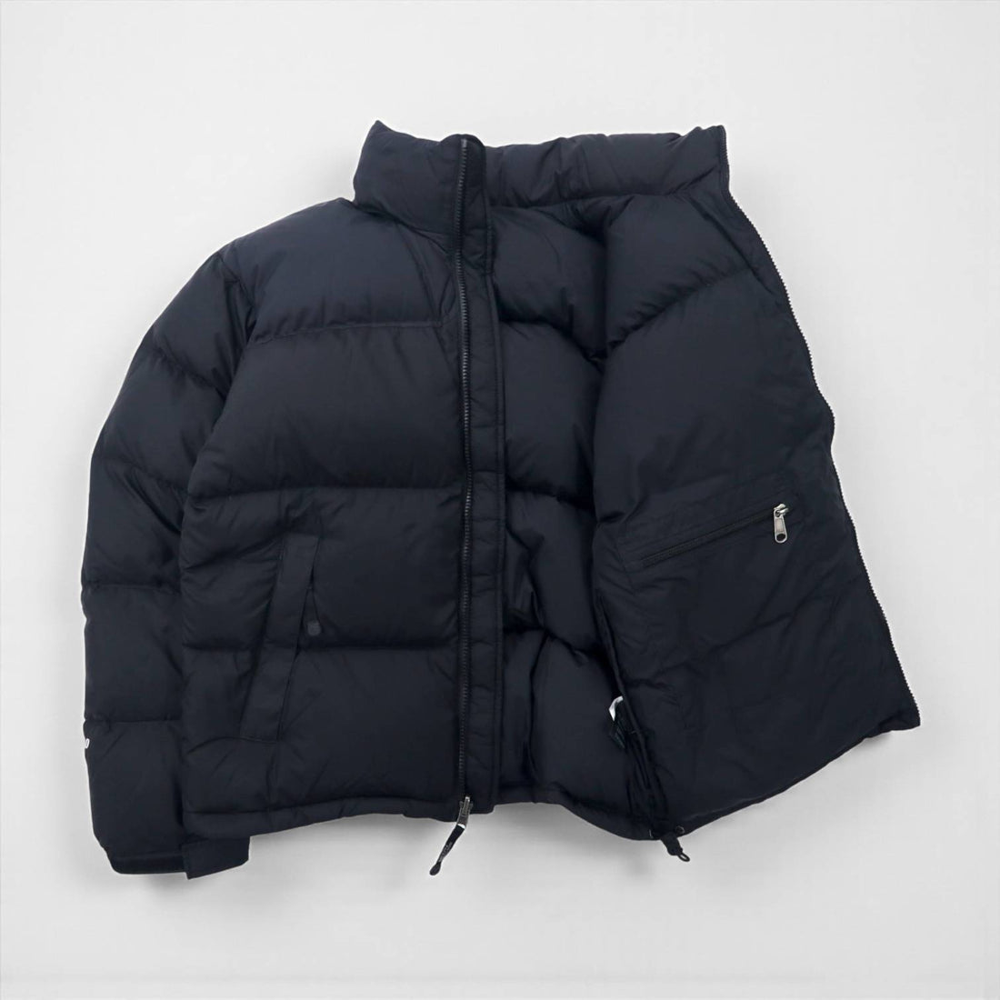 THE NORTH FACE Nuptse 700-fill Power Down Jacket S Hooded Embroidered Logo ND01586
