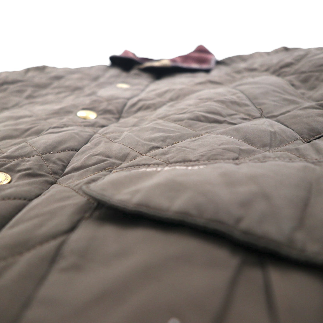 Barbour デボンジャケット DEVON JACKET キルティングジャケット L ダブルジップ コーデュロイ襟 中綿 ダイヤキルト MQU0883OL52