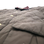 Barbour デボンジャケット DEVON JACKET キルティングジャケット L ダブルジップ コーデュロイ襟 中綿 ダイヤキルト MQU0883OL52