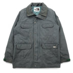 THE NORTH FACE detachable hood mountain parka M khaki cotton double zip zip-in-zip NY-2153