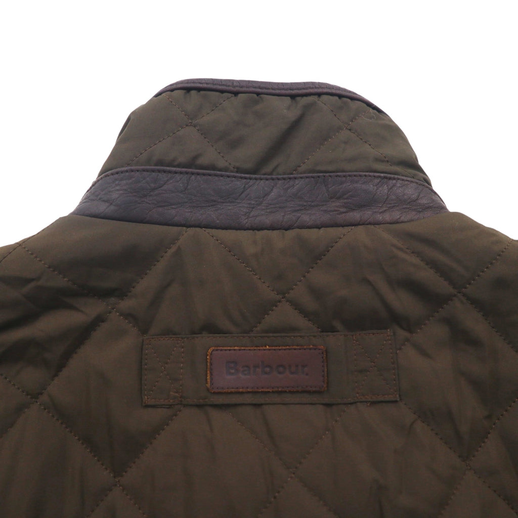 Barbour デボンジャケット DEVON JACKET キルティングジャケット L ダブルジップ コーデュロイ襟 中綿 ダイヤキルト MQU0883OL52