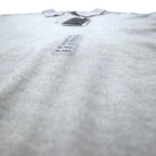 consensus merino wool knit polo shirt sweater XL grey wool unused