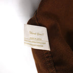 Kelen Fake Suede No Collar Jacket L Brown FAKE SUEDE NO COLLAR ZIP UP SHIRT TAUPO KL16WSH74 Made in Japan