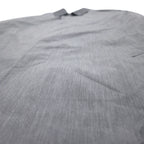 Vintage 80s Japan Made Trench Coat SANYO Balmacaan Coat S Grey Polyester Made in Japan