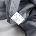 Vintage 80s Japan Made Trench Coat SANYO Balmacaan Coat S Grey Polyester Made in Japan