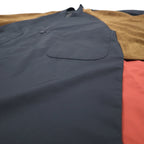 Ka na ta 2 sleeve coat poncho FREE black polyester ALL for doby made in Japan