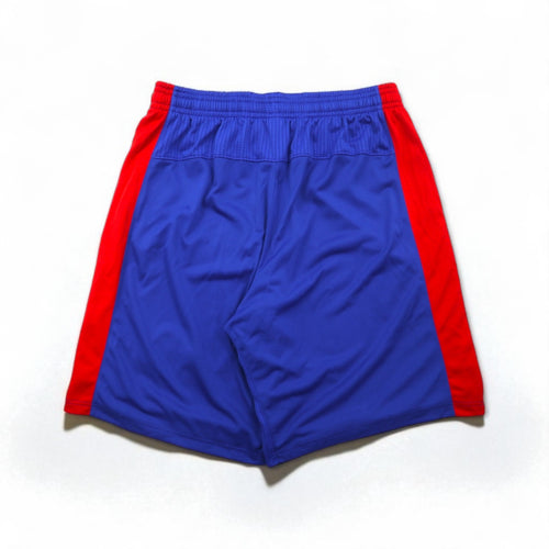 adidas NBA Detroit Pistons CLIMA COOL Polyester Game Shorts, Blue, 3XL, Below the Knee