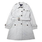 日本然リトテ-古着オンライン-PENDLETON トレンチコート 10 ホワイト コットン ベルト付き-PENDLETON Coat 10 White Cotton Belted