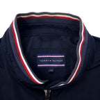 TOMMY HILFIGER Single Rider Jacket 2XLT Navy Polyester Big Size