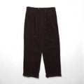 Eddie Bauer 90年代 2タック ワイド コーデュロイパンツ スラックス XL ブラウン 太畝 ダブルカフス