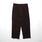Eddie Bauer 90年代 2タック ワイド コーデュロイパンツ スラックス XL ブラウン 太畝 ダブルカフス