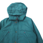 Columbia 90s Insulated Mountain Parka, Medium, Green, Polyester, TECHNICLOTH, Waterproof, Thinslate, Padding, Drawcord, Detachable Hood