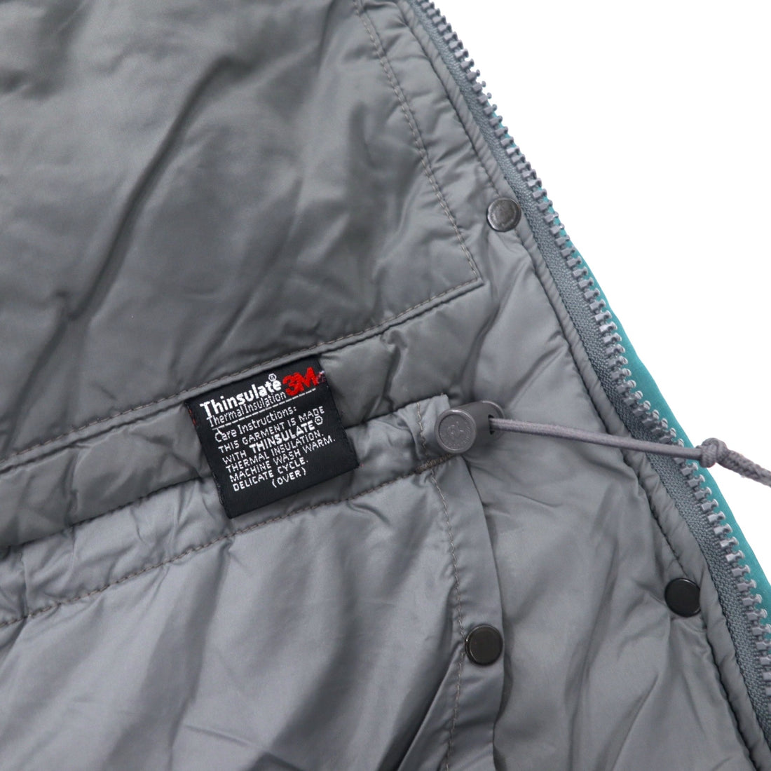 Columbia 90s Insulated Mountain Parka, Medium, Green, Polyester, TECHNICLOTH, Waterproof, Thinslate, Padding, Drawcord, Detachable Hood
