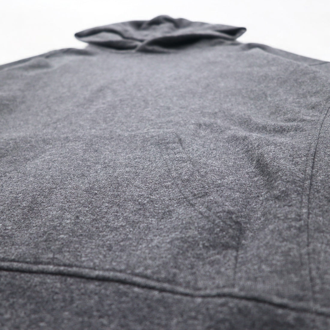 mnml Side Slit Pullover Hoodie XL Gray Front Pocket ESSENTIAL HOODIE M2017-H137