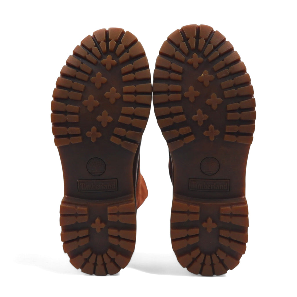 TIMBERLAND ワークブーツ 24.5cm ブラウン レザー スエード WATERPROOF 防水