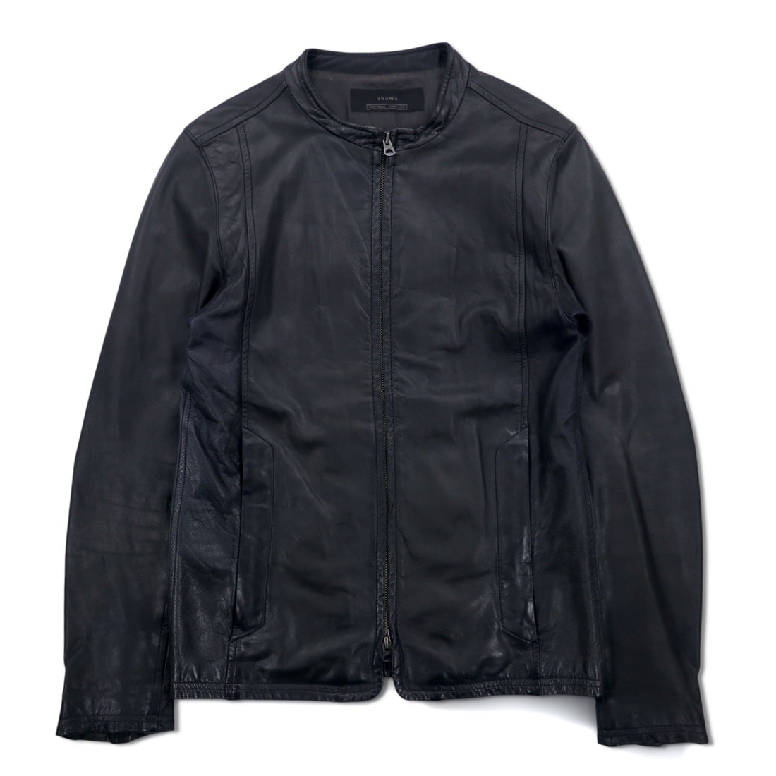 shama Double Zip Single Rider's Jacket M Black Cowhide Leather SMNU-SR1 Made in Japan
