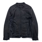 shama Double Zip Single Rider's Jacket M Black Cowhide Leather SMNU-SR1 Made in Japan