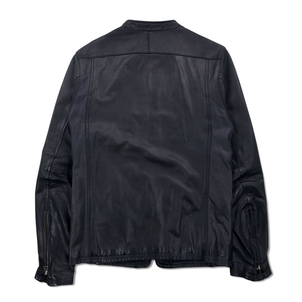 shama Double Zip Single Rider's Jacket M Black Cowhide Leather SMNU-SR1 Made in Japan