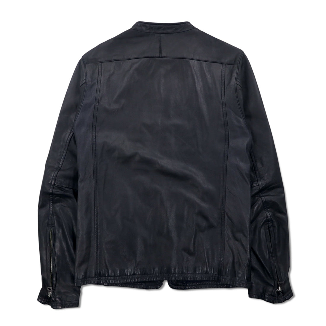 shama Double Zip Single Rider's Jacket M Black Cowhide Leather SMNU-SR1 Made in Japan