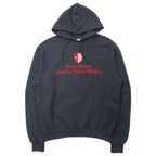 日本然リトテ-古着オンライン-Champion ECO カレッジ プルオーバーパーカー L グレー コットン 裏起毛 Stony Brook School of Social Welfare ビッグサイズ-CHAMPION ECO College Pullover HOODIE L Gray Cotton Brushed Lining Stony Brook School of Social Welfare Big Size