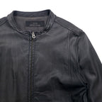 shama Double Zip Single Rider's Jacket M Black Cowhide Leather SMNU-SR1 Made in Japan