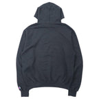 Champion ECO College Pullover Parka L Gray Cotton Brushed Lining Stony Brook School of Social Welfare Big Size