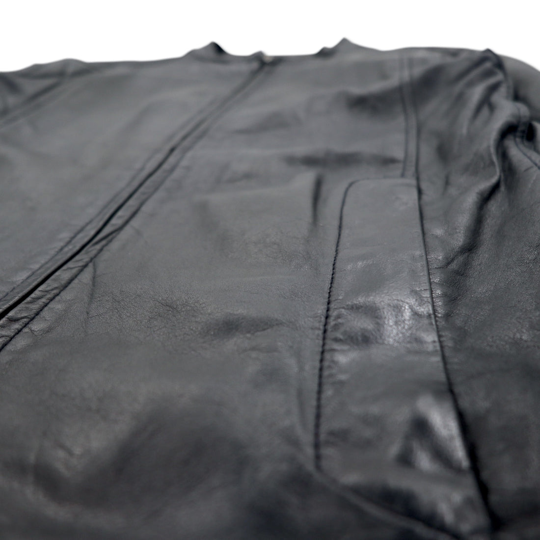 shama Double Zip Single Rider's Jacket M Black Cowhide Leather SMNU-SR1 Made in Japan