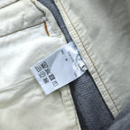 KHOKI ラップトラウザーズ 22AW Wrap Trousers デニムパンツ 1 ブルー コットン 日本製 22sw-p-05