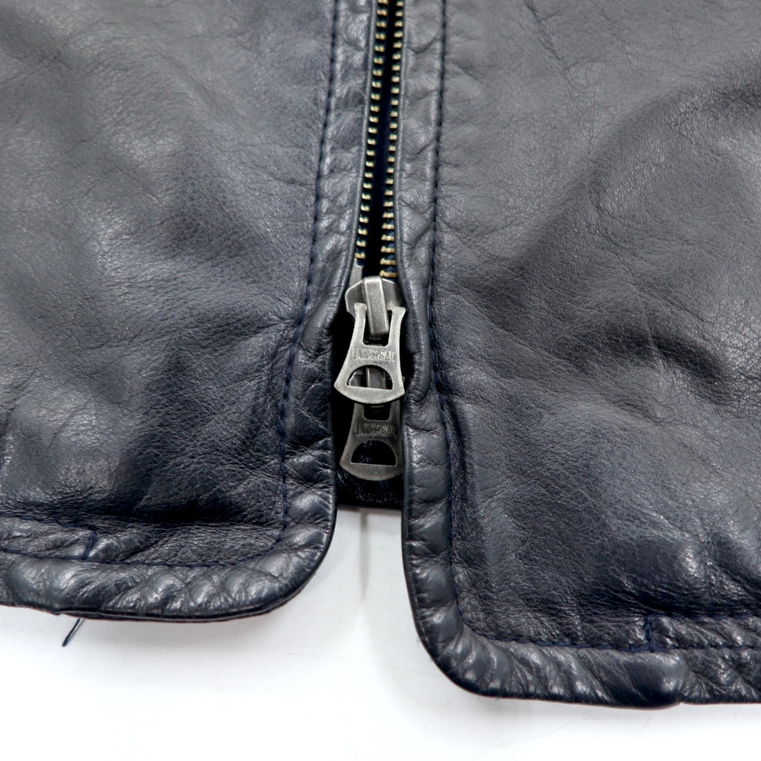 shama Double Zip Single Rider's Jacket M Black Cowhide Leather SMNU-SR1 Made in Japan