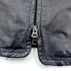 shama Double Zip Single Rider's Jacket M Black Cowhide Leather SMNU-SR1 Made in Japan