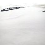 Nike Swoosh Logo Print T-Shirt, XL, White Cotton, AR5005-101, Unused