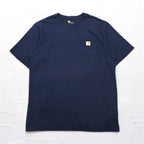 Carhartt Original Fit Pocket T-Shirt Pocket T XL Navy ORIGINAL FIT Cotton